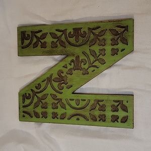 Wooden letter "N"